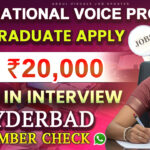 Job Summary: International Voice Process at Firstsource, Hyderabad 2025